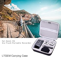LTGEM EVA Hard Case for Zoom H6 ALL/Zoom H6