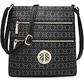 VANSARTO Crossbody Bags for Women Multi Pocket Crossbody Purses Trendy Vegan Leather Shoulder Handbags with Adjustable Strap