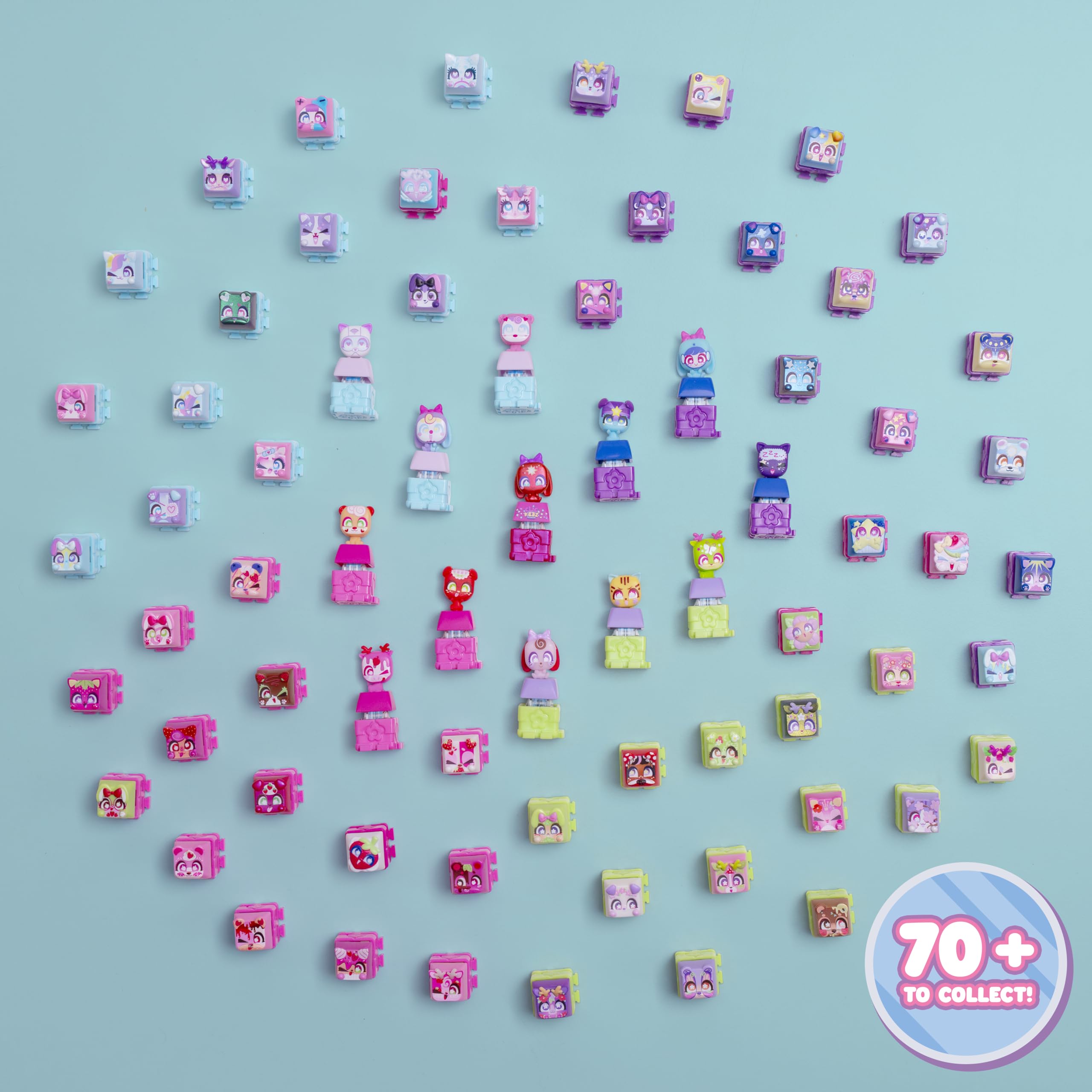 Clickeez 5-Pack | 5 Collectible Character Keyboard Keys Click and Clack | Create Your Own Keychain | Ages 6+