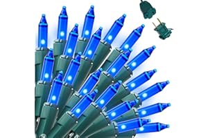 Joiedomi Blue Christmas String Lights,100 Count 22.3FT Christmas Fairy Tree Lights Plug in for Indoor Outdoor Xmas Decoration