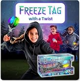 Viking Freeze Tag &ndash; A Light-Up Adventure Set | 3&ndash;10 Players | Ages 5+ | Viking scepter with 5 removable light-up gems; quick setup; camping &amp; outdoor game; batteries included