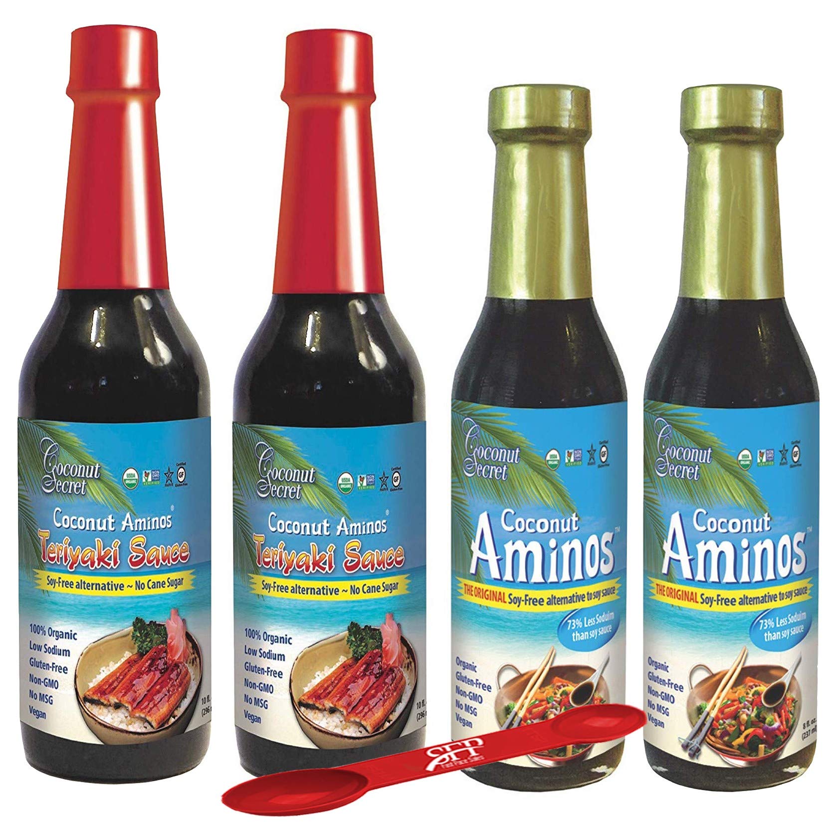 Buy Coconut Aminos Variety Pack by Coconut Secret (2) Coconut Aminos Soy Free Sauce, 8 Oz. (2