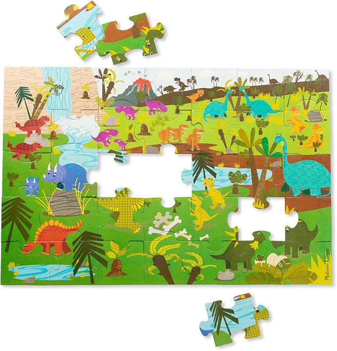 melissa & doug dinosaur floor puzzle