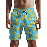 Jovyx Mens Swim Trunks 7 inch Inseam Quick Dry Board Shorts Running Bathing Suit with Side Pockets Mesh Lining