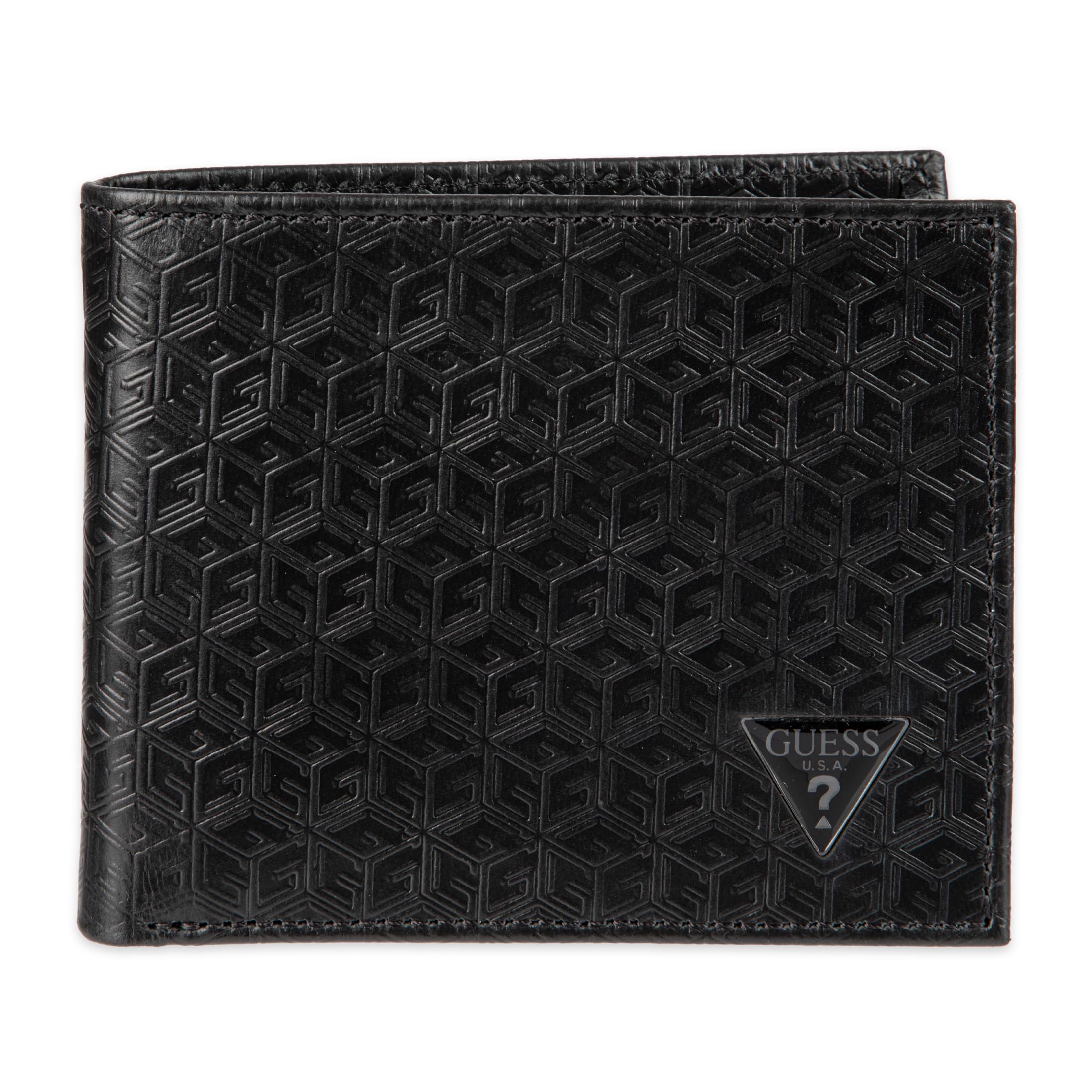 Guess Men's RFID Embossed Slimfold Wallet Image