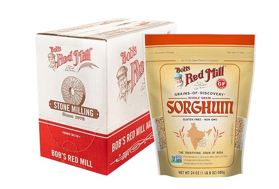 Bob's Red Mill Gluten Free Sweet White Sorghum Grain, 96 Ounce