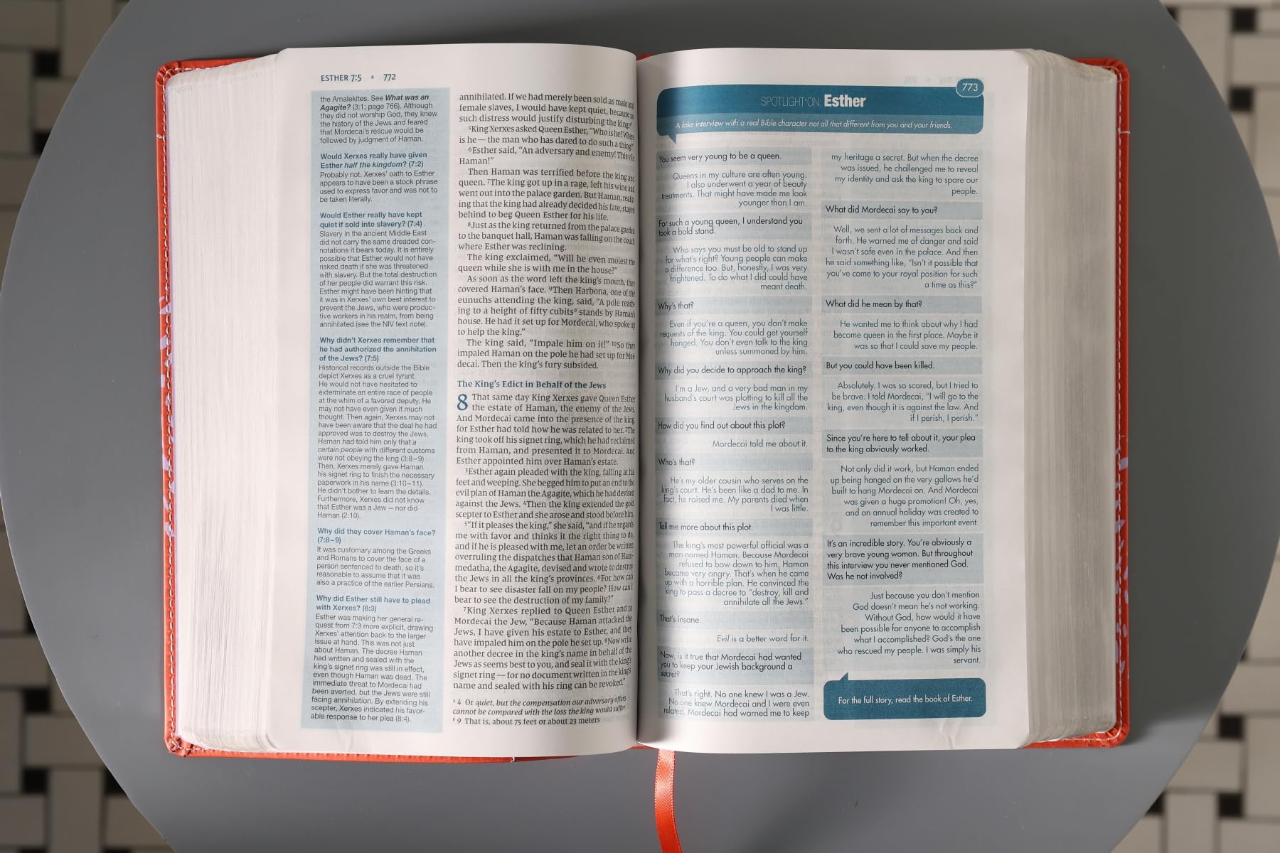 NIV, Quest Study Bible for Teens, Leathersoft, Coral, Comfort Print: The Question and Answer Bible