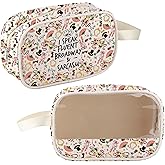 CMNIM Theater Gifts Musical Theatre Clear Makeup Cosmetic Bag I Speak Fluent Broadway and Sarcasm Opera Thespian Gift for Fan (2578 I Speak..Bag)