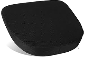 Tromlycs Car Booster Seat Cushions for Short People Driving Adult Booster Seat for Car 18 x 16 x 3 Inch Black