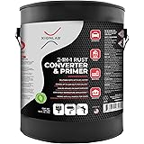 Xion Lab 2-in-1 Rust Converter & Metal Primer - Concentrate Covers Up to 4X More - Industrial Grade Water Based - UV Resistan
