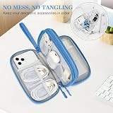 FYY Travel Cable Organizer 2-Layer Water-Resistant Pouch 7.5 x 4.3 in view 5