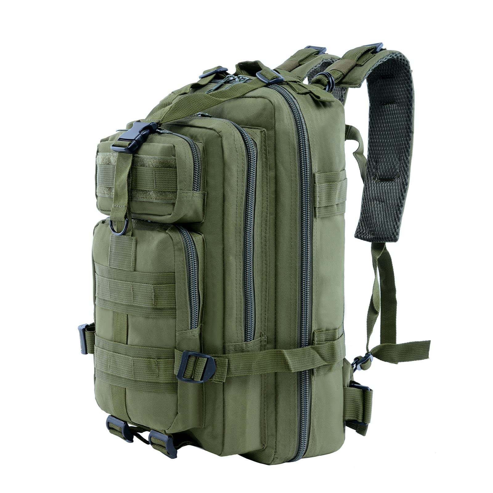 Long Keeper 30L Military Tactical Backpack Mens Hiking Camping School Travel Molle Backpack Waterproof Small Army Rucksack for Men Women Outdoor