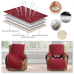 TOMORO Non-Slip Oversized Loveseat Recliner