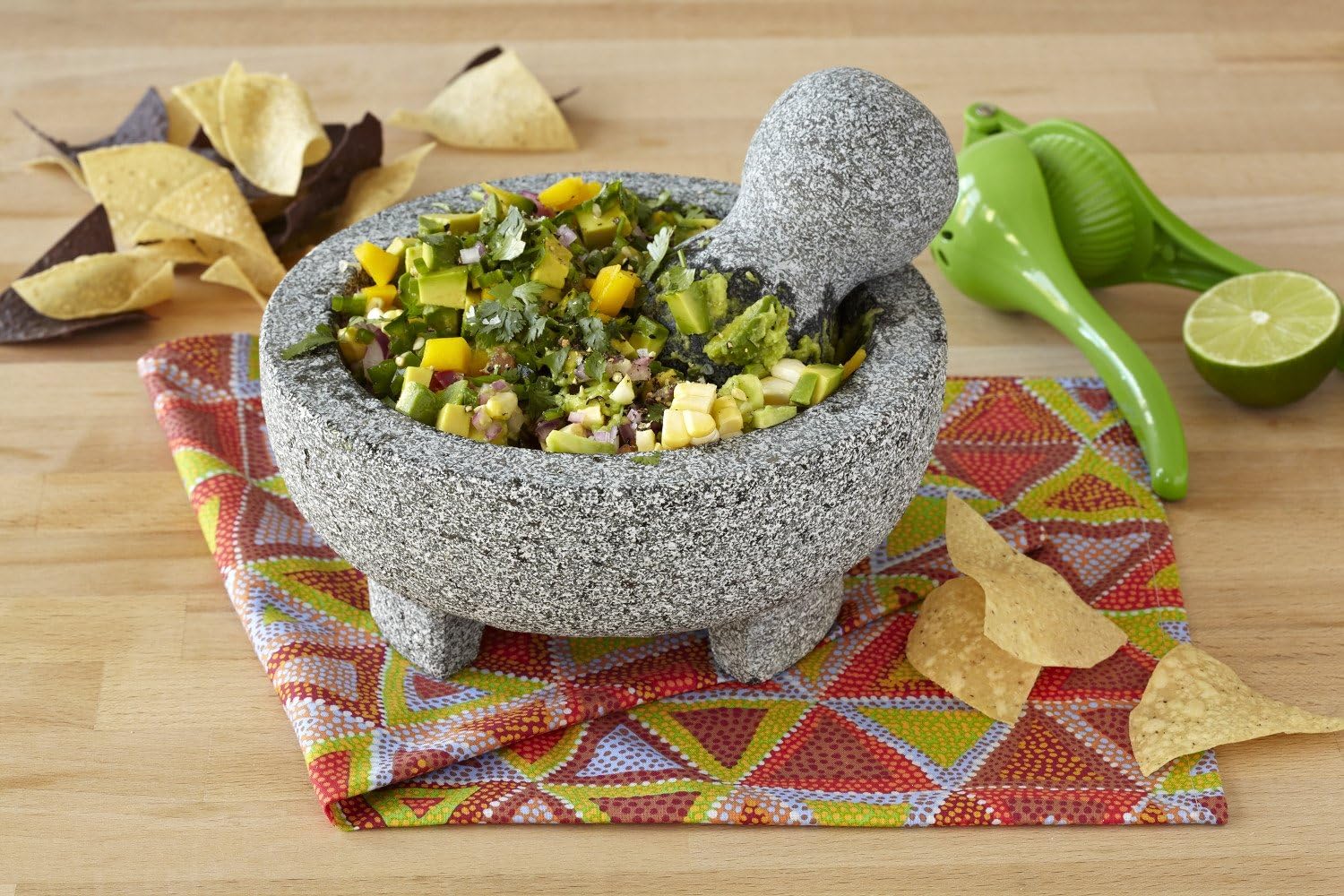 IMUSA USA Granite Molcajete Spice Grinder 6-Inch, Gray: Kitchen & Dining