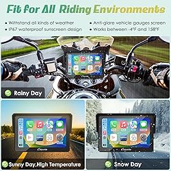 Carpuride W502 Motorcycle GPS Wireless Portable