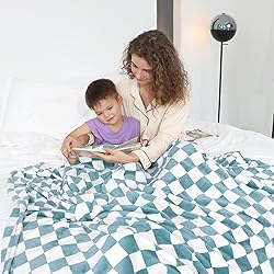 Warm Blanket Soft Cozy Throw Blanket Checkered