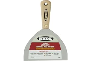 HYDE 07860 Joint Knife, 6-inch Flexible, Hardwood Handle