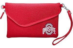 Littlearth NCAA womens Ncaa Pebble Fold Over Purse