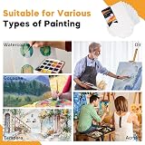 Conda Canvas for Painting 20x25 cm 24 Pack 100% Cotton Acid Free Prime view 4