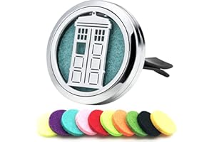 AZNECK Car Diffuser Vent Clips Aromatherapy Essential Oil Car Diffuser Vent Clip Air Freshener 10 Felt Pads Cartoon Door Car Accessories for Women Gifts