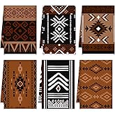 Bencailor 6 Pack Decorative Kitchen Towels Sets Hand Dish Towels Farmhouse Funny Southwest Aztec Rose Design Bathroom Tea Cloth for Home Supplies 16" x 24"(Colorful,Classic Style)