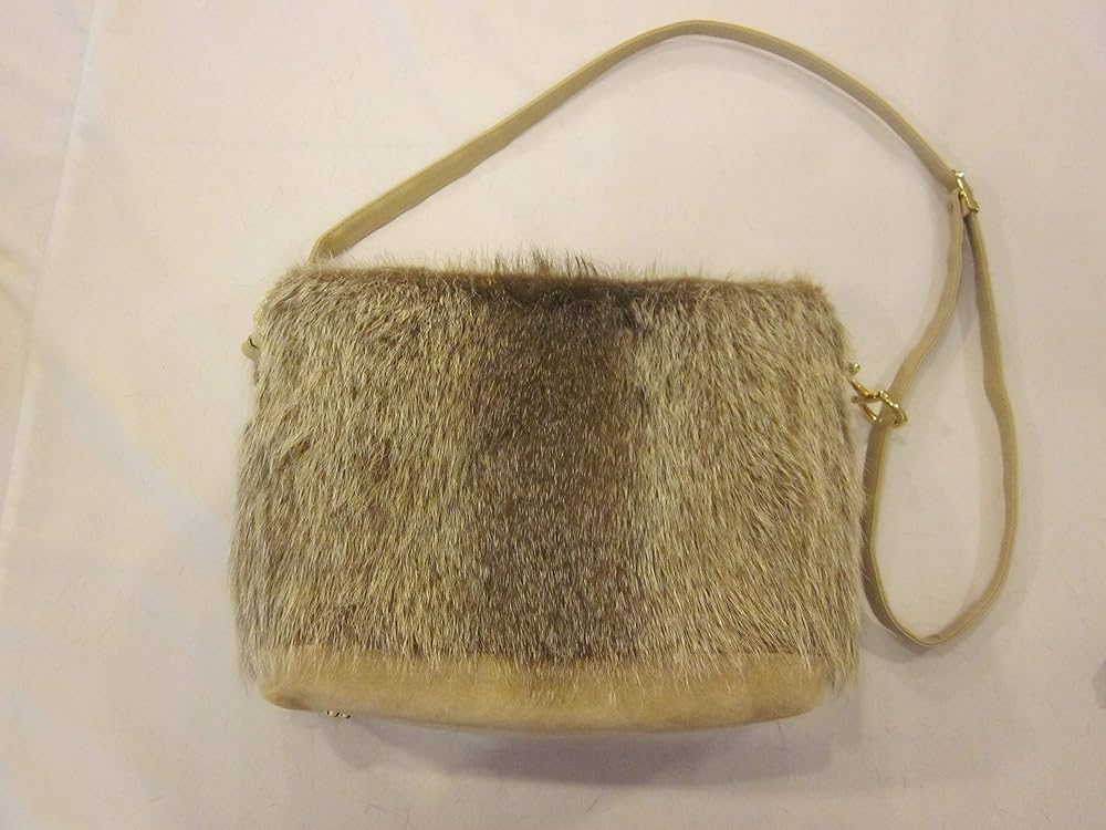 light tan suede bag