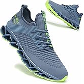 Vooncosir Men's Fashion Sneakers Breathable Mesh Running Shoes Blade Non Slip Soft Sole Casual Athletic Walking Shoes