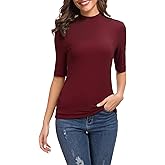 Nasperee Women Sleeveless Crew Neck Tank Tops Slim Fit Yoga/Workout Stretch Layer T Shirt