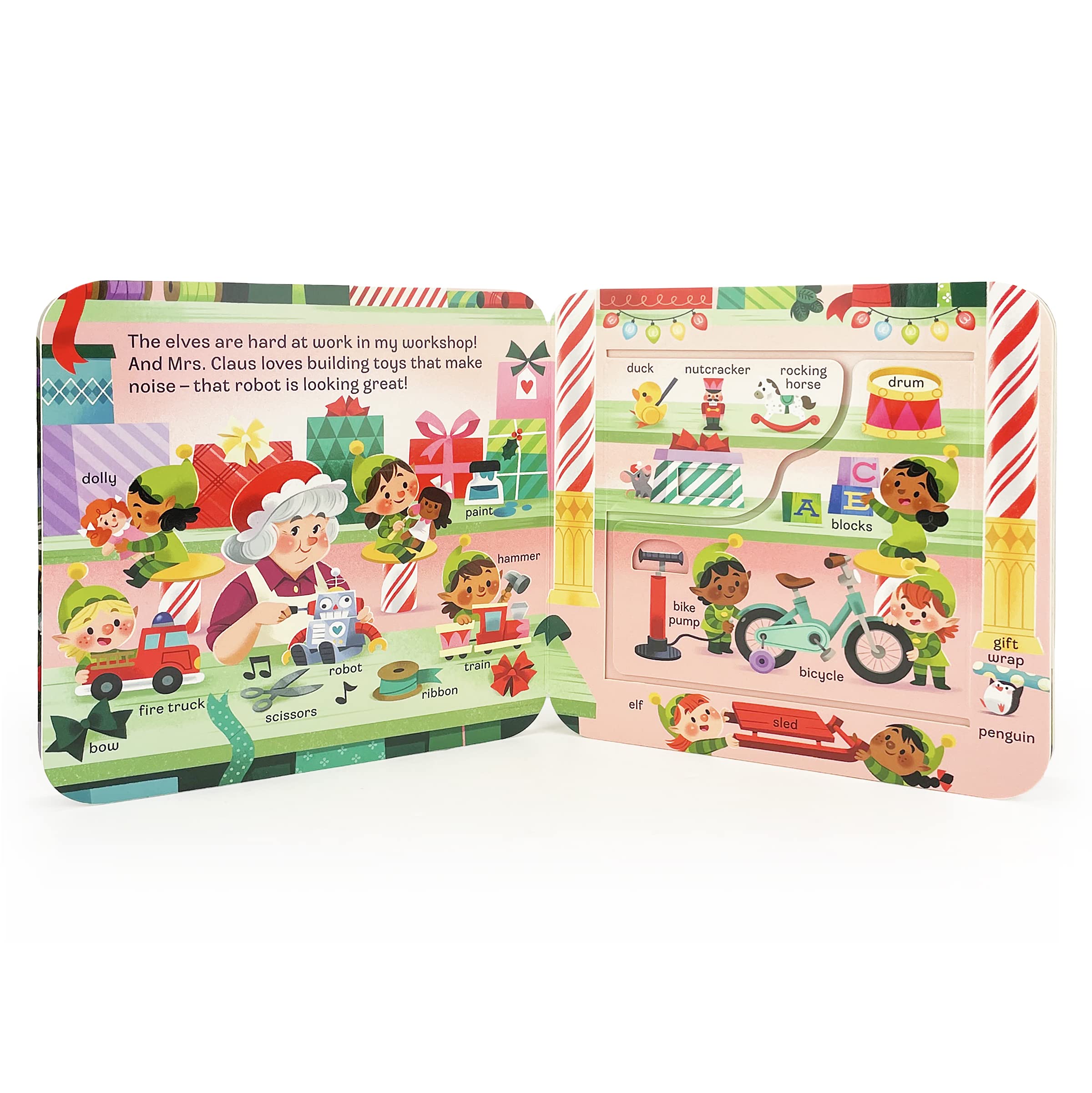 Peek-a-Flap Jolly, Christmas Lift-a-Flap Board Book for Little Santa Lovers and More; Ages 1-5 Peek-a-Flap Jolly, Christmas Lift-a-Flap Board Book for Little Santa Lovers and More; Ages 1-5 Board book