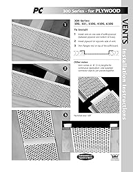 Continuous Soffit - 4300, 4" Vented