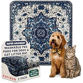 PUPIBOO Washable Pee Pads for Dogs and Cats - Super Absorbent Reusable Puppy Training Pads - 100% Waterproof, Leak-Proof &amp; Non-Slip Whelping Pads for Pet Housebreaking