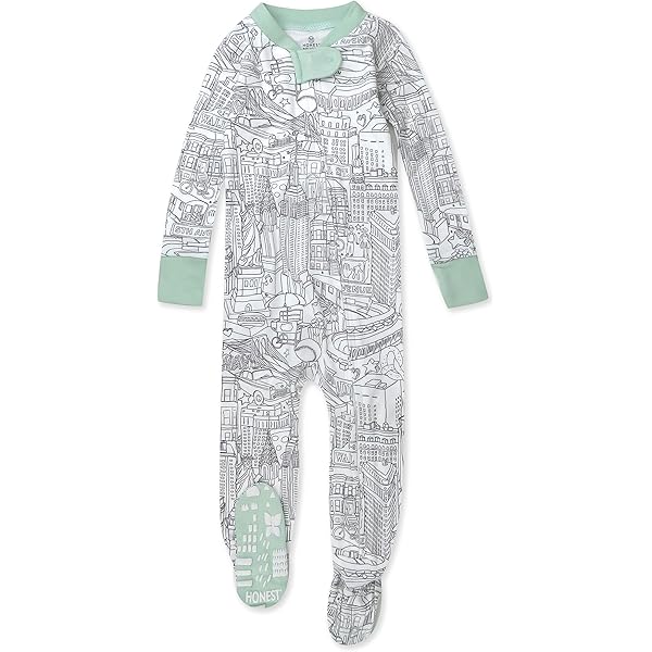 Newborn Footie Pajamas Honest Baby Clothing Organic Cotton Baby