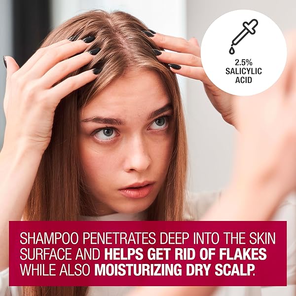 NEUTROGENA SCALP THERAPY ANTI-DANDRUFF SHAMPOO FOR SCALP BUILD-UP CONTROL, 2.5% SALICYLIC ACID, WITH APPLE CIDER VINEGAR FRAGRANCE, 12 FL OZ