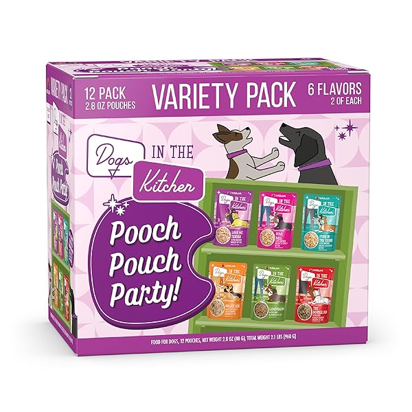 WERUVA DOGS IN THE KITCHEN, VARIETY PACK, POOCH...