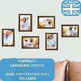 Clay Roberts Picture Frame 6x4 Brown Freestanding Wall Mountable 15x10 cm view 3