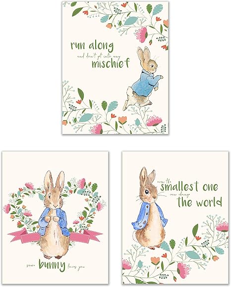 peter rabbit wall decor
