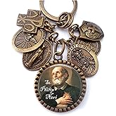 St. Philip Neri Keychain, Necklace or Clip, Patron Saint, Catholic Confirmation Gift