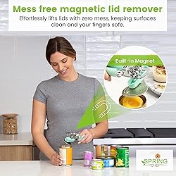 Spring Chef Stainless Steel Can Opener - Manual