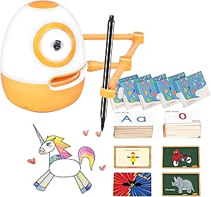 WEDRAW Learning Educational Robot Toys for 3 4 5 Year Old Kids,Interactive Talking Drawing Robot Teach Math Sight Words Preschool Kindergarten Learning Activities Toy Gift for Girls and Boys Age 3-5