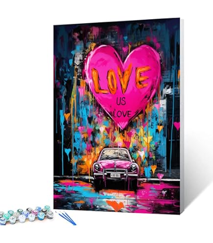 Amazon.com: Tucocoo Graffiti Headphones Paint by Numbers Kits
