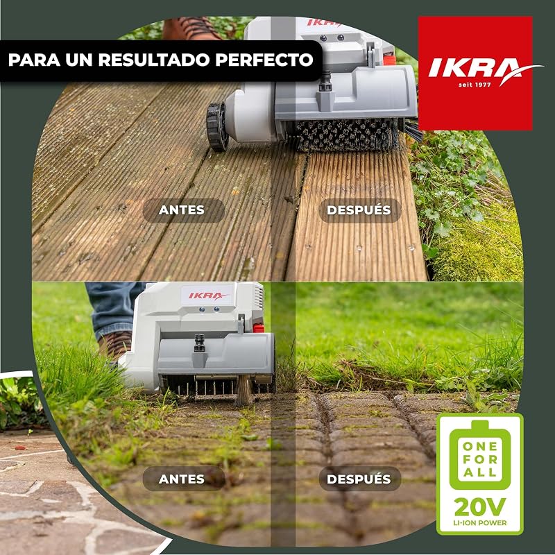 limpiador de superficies y juntas a batería Vario Brush IATR 20