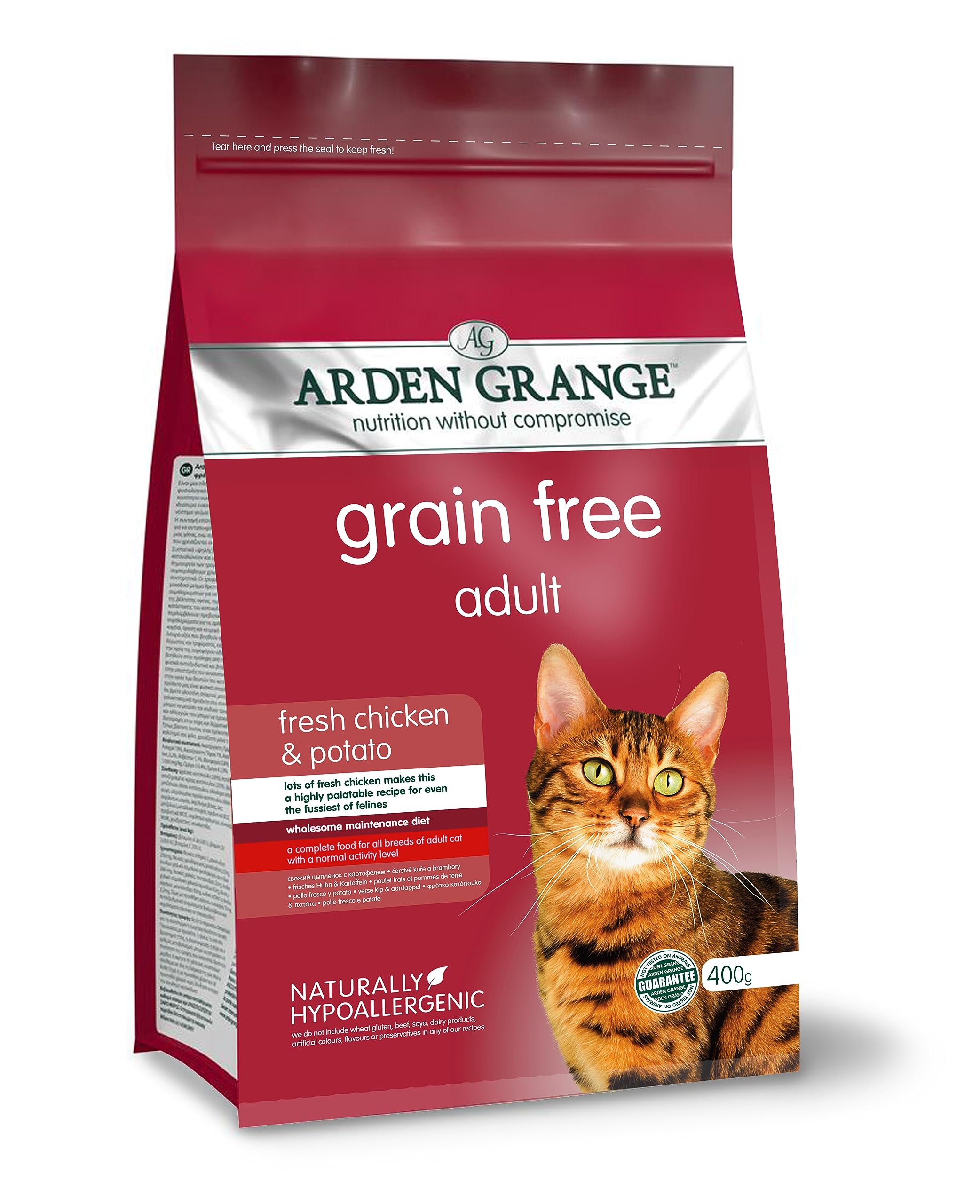 Arden Grange Adult Cat, Chicken, 400 g