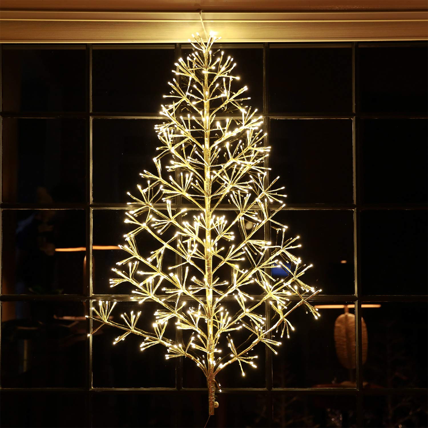 Lightshare 4ft 496L Artificial Christmas Tree Light,Warm White Light