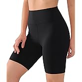 VALANDY Creamlush 8" High Waisted Women's Biker Shorts-Buttery Soft Elastic Yoga Workout Lounge Shorts