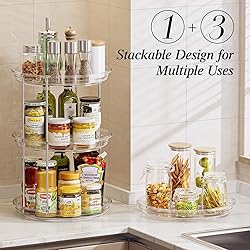 LAMU 10.6in Rotating Makeup Organizer for Vanity, 2