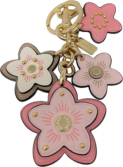 Amazon Co Jp Coach コーチ レディース女性用フラワーキーホルダー バッグチャーム C1687 服 ファッション小物