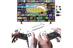 AOTKK Retro Game Console,Wireless Retro Game Console,Game Stick 4k,Video Games,Retro Game Stick Built in 20000+ Games(64GB)
