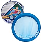Kelsyus Premium Float-A-Round Portable Hammock Chair with Fast Inflation, Inflatable Fabric-Covered Lake &amp; Pool Float for Adults, Amazon Exclusive