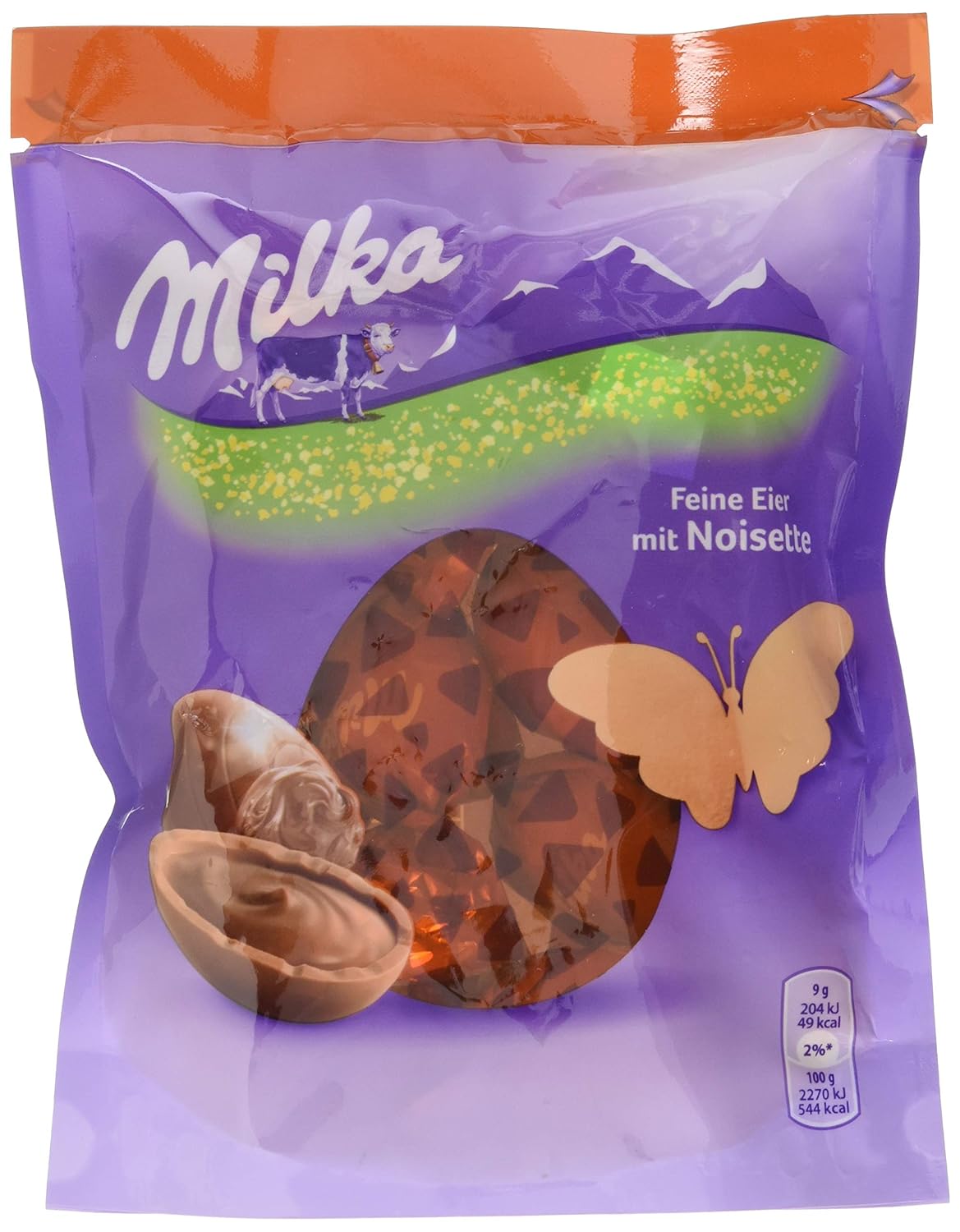 Milka Feine Eier Noisette – Schokoladeneier aus zarter Alpenmilch ...