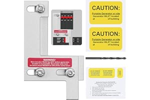 SENSHARE Generator Interlock Kit for Siemens or ITE 200 Amp Panels, Compatible with ITE, Gould, Murray, Siemens 150 or 200 Amp Panels, 1 1/4 Inch Spacing Between Main and Branch Breaker